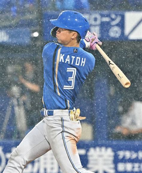 逆輸入ルーキー加藤豪将「今の僕の気持ちです」 降雨ノーゲーム、心境を写真で表現【日本ハム】：中日スポーツ・東京中日スポーツ