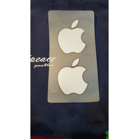 T1 原廠 蘋果 Apple 貼紙 Logo 蝦皮購物