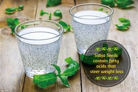 Benefits Of Sweet Basil Sabja Seeds In Weight Loss