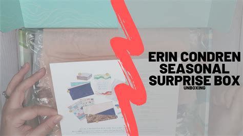 Erin Condren Seasonal Surprise Box Honest Review Erin Condren