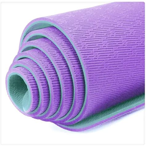 Thick Double Color 80 Cm Extra Wide Oversized Organic TPE Yoga Mat