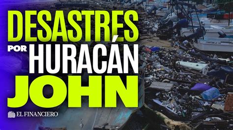 Huracán John Michoacán suspende clases Acapulco bajo agua YouTube