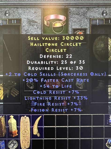 Circlet Price Check Dropped Off Nm Andariel Ladder Xbox Rdiablo