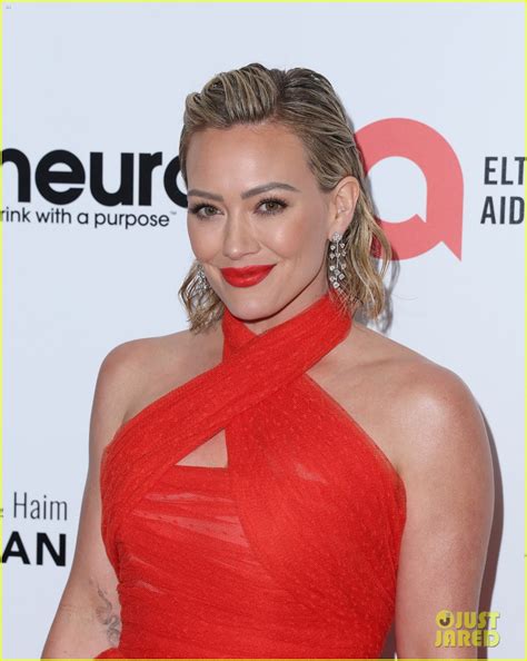 Photo Hilary Duff Matthew Koma Elton John Oscars Party Photo