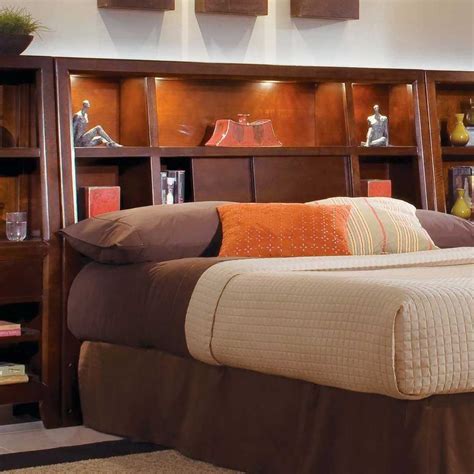 15 Photos Bookcases Headboard King