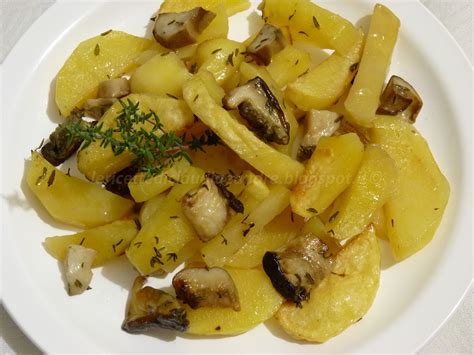 Patate E Funghi Porcini Al Profumo Di Timo Al Forno Ricetta Ed