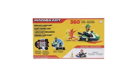 Jakks Pacific Mario Kart Spinout Luigi Racer