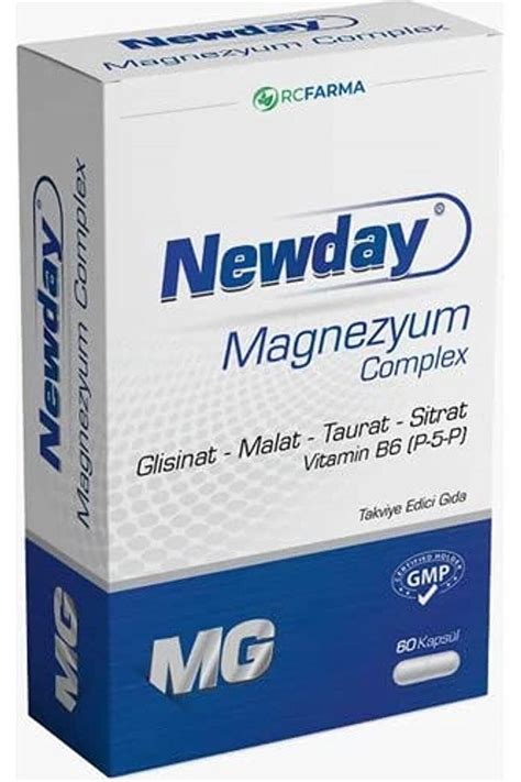 Rcfarma Newday Magnezyum Complex Kaps L Fiyat Yorumlar Trendyol