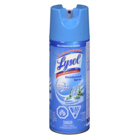 Lysol Disinfectant Spray Spring Waterfall Save On Foods