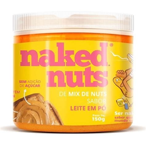 Pasta De Mix De Nuts Naked Nuts Sabor Leite Em Po 150g em Promoção na Americanas