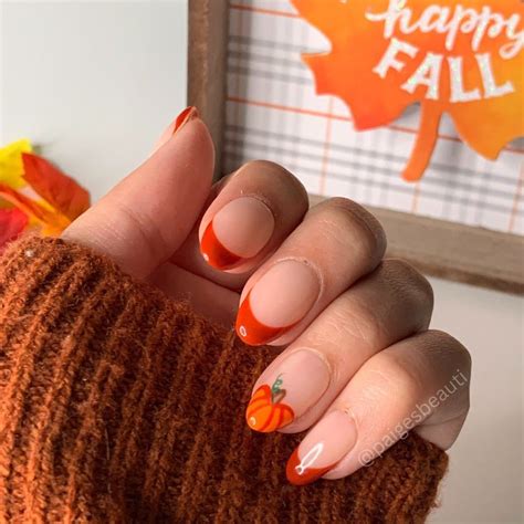 Hello Pumpkin Fall Nails Etsy Artofit