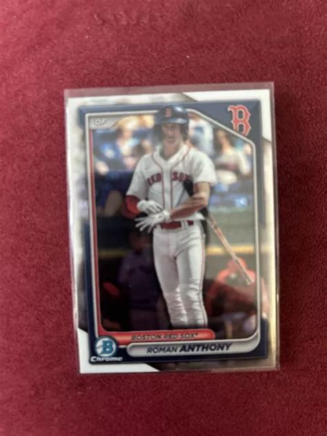 Bowman Chrome Prospects Bcp Roman Anthony Boston Red Sox Eur