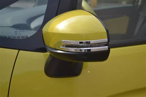 For Honda Fit 2014 2pcs Abs Chrome Car Side Door Rearview Mirror Protect Strip Frame Decoration