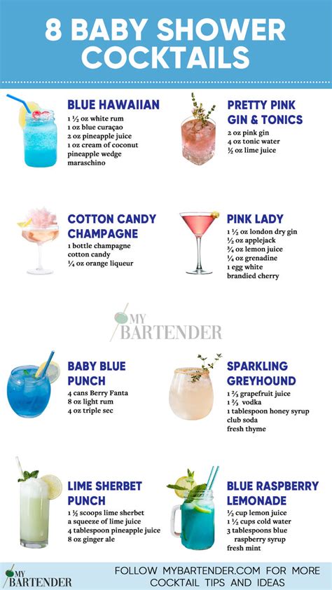 17 Best Baby Shower Cocktails To Drink Recipe In 2024 Baby Shower