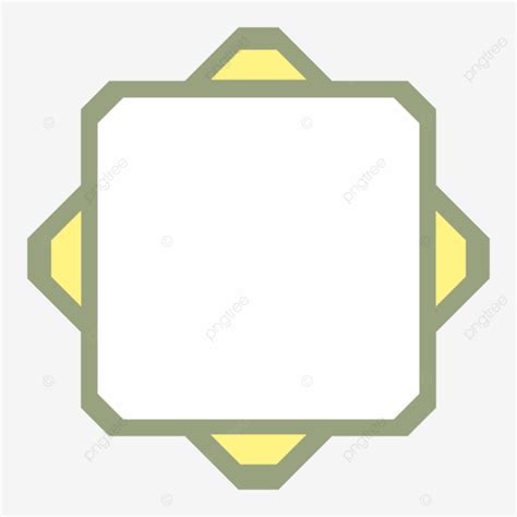 Creative Square Border Design Vector, Square, Border, Shape PNG and Vector with Transparent ...