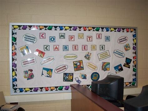 Business Education Bulletin Board Ideas Computer Lab Decor Computer Lab Bulletin Board Ideas