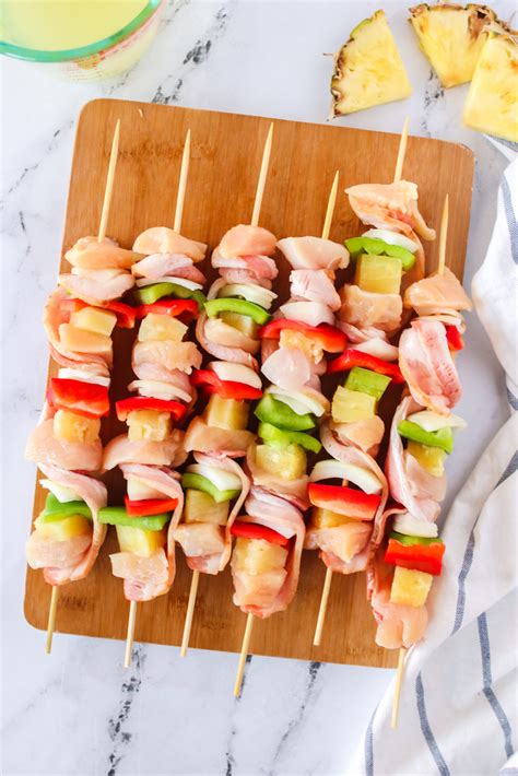 Chicken Pineapple And Bacon Kabobs Nums The Word