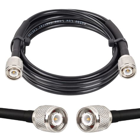 MOOKEERF TNC Male To TNC Male Coax Cable 6FT 50 Ohm RG58 Coaxial Cable