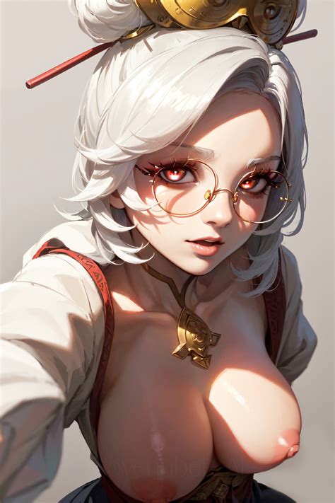 Rule 34 Ai Generated Breasts Glasses Nipples Purah Purah Tears Of The Kingdom Red Eyes