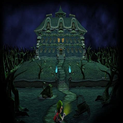 Luigis Mansion Ghost Luigi Mario Bros Night Super Mario Bros Hd