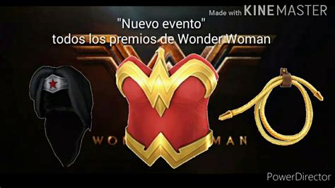 Nuevo Evento Todos Los Premios Del Evento Wonder Woman [roblox] Youtube