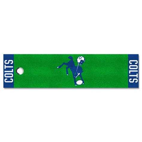 Officially Licensed Nfl Indianapolis Colts Putting Green Mat With Logo