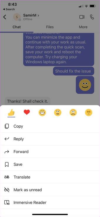 Como responder a uma mensagem específica no Microsoft Teams