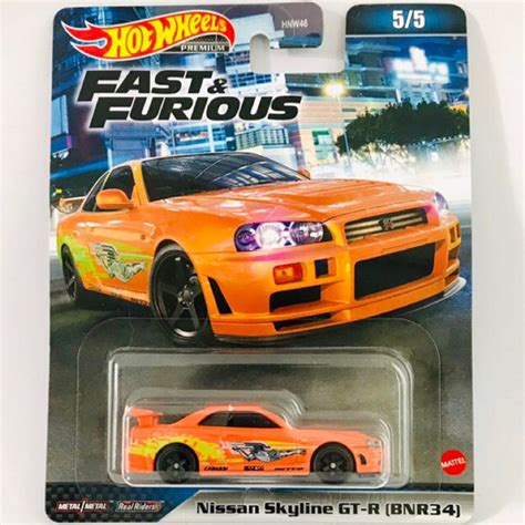 Jual Hot Wheels Premium Nissan Skyline Gt R Bnr Fast Furious