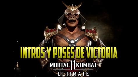 Mortal Kombat 11 Ultimate Shao Kahn Intros Y Poses De Victoria