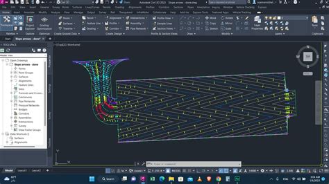 Civil D Tutorials Surface To Display Slope Arrows On Surface Youtube