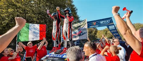 Crugnola E Ometto Campioni Italiani Rally Vittorio Caneva Rally