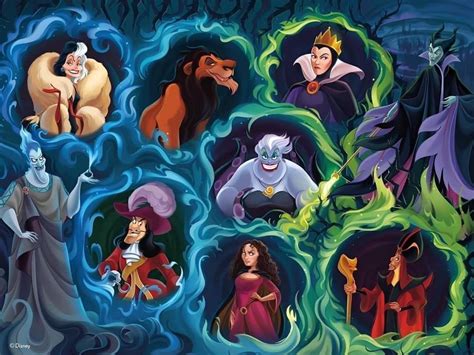 Snow White Evil Queen Disney Puzzles Colored Smoke Disney Villains