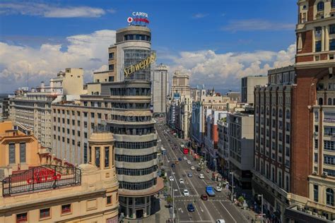 Aerial View Of The Edificio Carrion Or Capitol Building With Schweppes