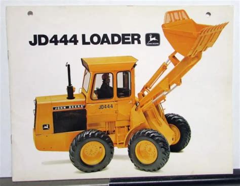 John Deere Loader Specifications Construction Sale Brochure