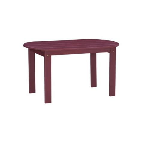 Adirondack Solid Wood Coffee Table Red 1 Unit Kroger