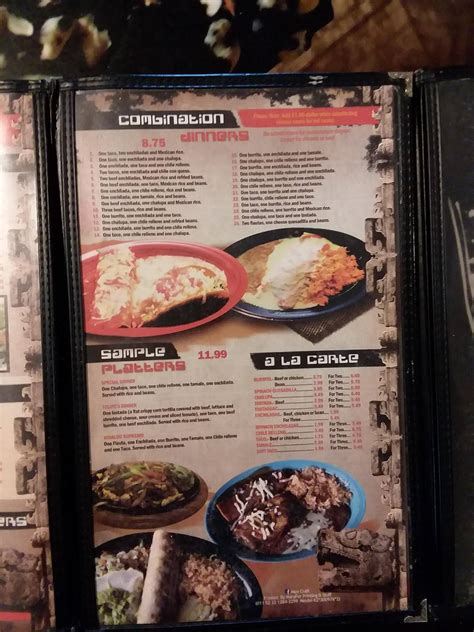 Menu At Riviera Maya Mexican Grill Restaurant Pauls Valley