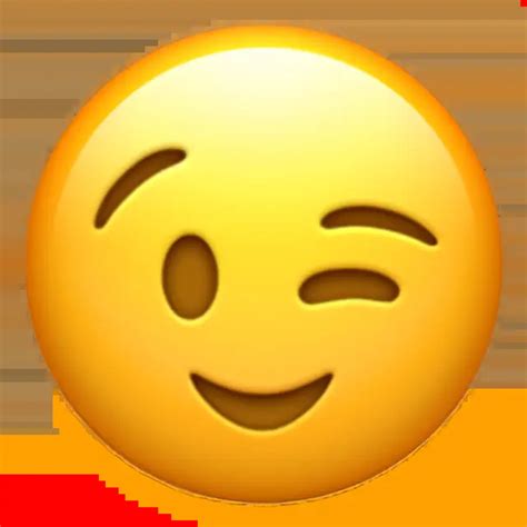 Visage faisant un clin dœil Emoji Winking Face Découvrir la