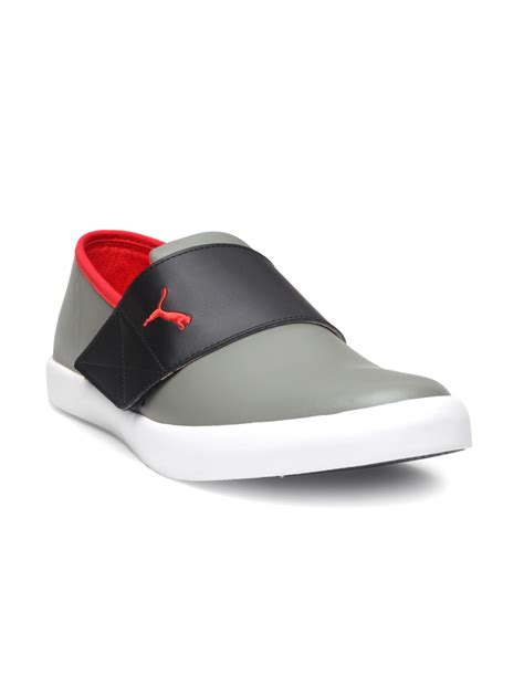 Buy Puma Men Grey And Black El Rey Milano Iii Idp Sneakers Casual Shoes For Men 2454710 Myntra