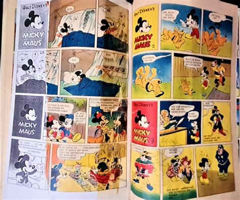 Micky Maus Comic Heft Nr 1 Original 1951 Erstausgabe Top Zustand Etsy De