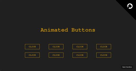 Animated Buttons Codesandbox