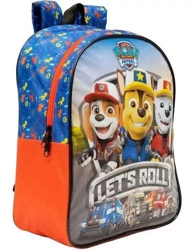 Mochila Escolar Paw Patrol 14 Azul Mediana MercadoLibre