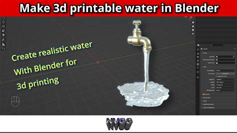 Simple Water Simulation In Blender Youtube