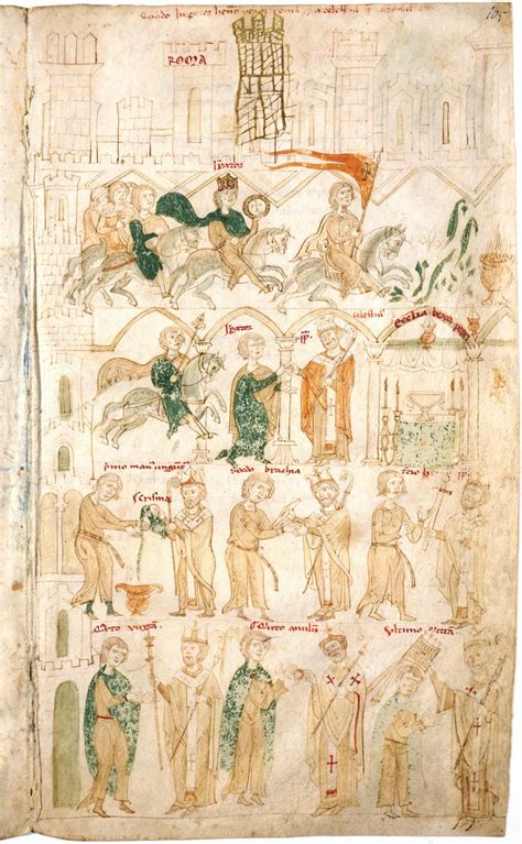 The Imperial Inauguration Of Henry Vi From The Liber Ad Honorem Augusti