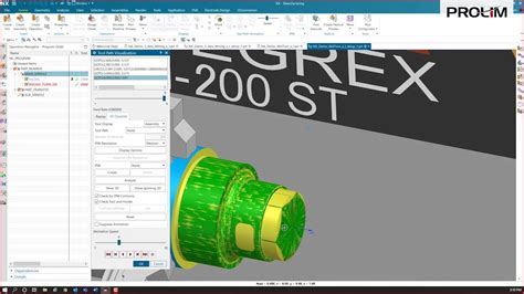 Nx Cam Mill Turn Program And Machine Simulation Youtube