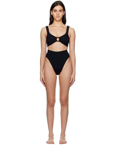 Hunza G Nadine Bikini In Black Lyst