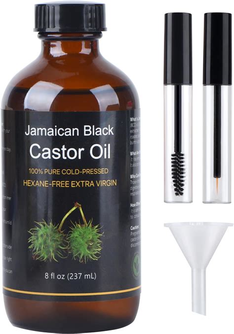 amazoncom jamaican black castor oil  oz  pure organic cold