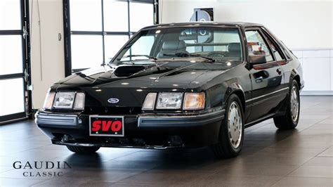 1986 Ford Mustang SVO Sold | Motorious