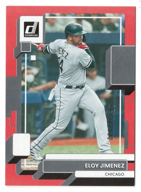 Eloy Jimenez 2022 Donruss Red 2022 192 Parallel Card EBay