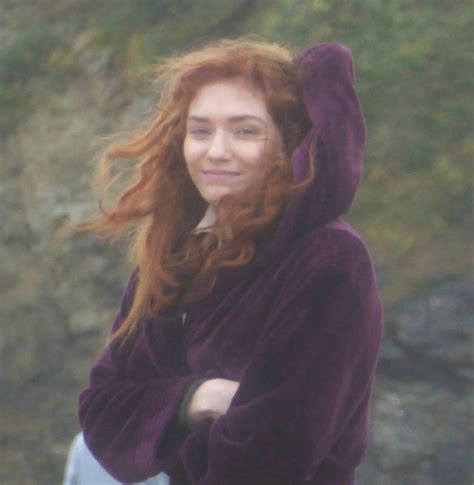 Eleanor Filming At Holywell Bay From Dorina335 On Twitter Poldark