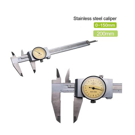 Caliper Precision 0 200mm Dual Metric Inch Dial Caliper Inch Dial